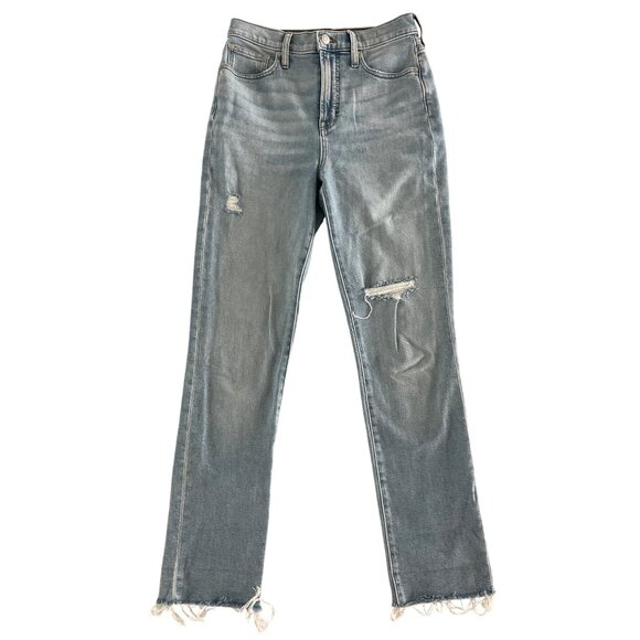 Madewell The Tall Perfect Vintage Jean Coffey Wash Worn-In Sz 26 Tall MC493 $135 - Picture 5 of 14